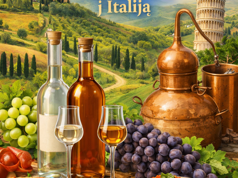 Kelionė vyno taurėje į Pjemontą – kur vynuogė tęsia savo istoriją grappoje