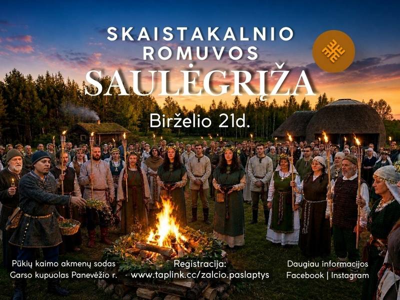 Skaistakalnio Romuvos SAULĖGRĮŽA | Šventė ir Apeigos