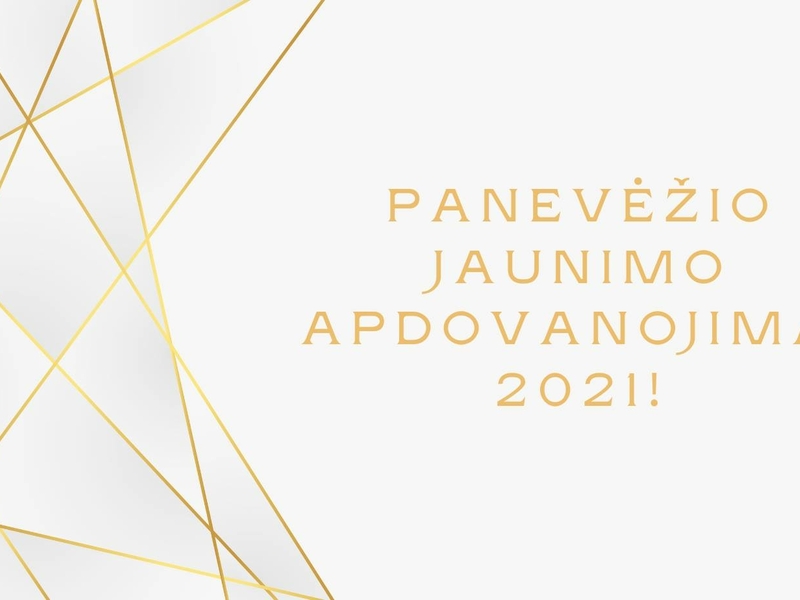 Panevėžio jaunimo apdovanojimai 2021