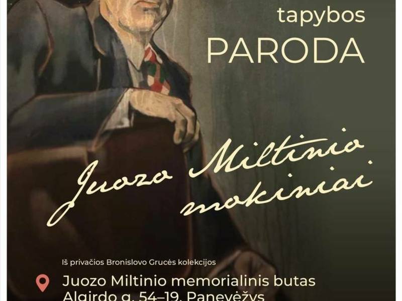 Kęstučio Vaičiulio tapybos paroda „Juozo Miltinio mokiniai“ 