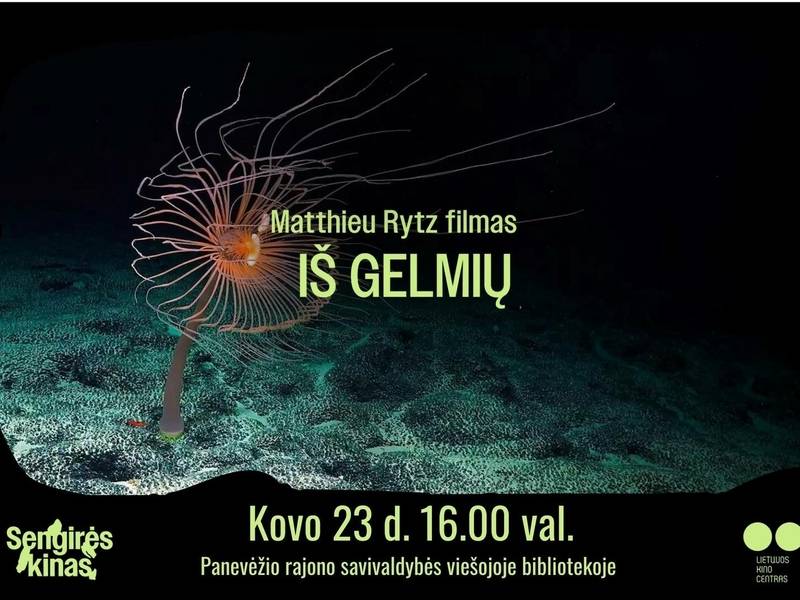 SENGIRĖS kinas Panevėžio rajono viešojoje bibliotekoje. IŠ GELMIŲ