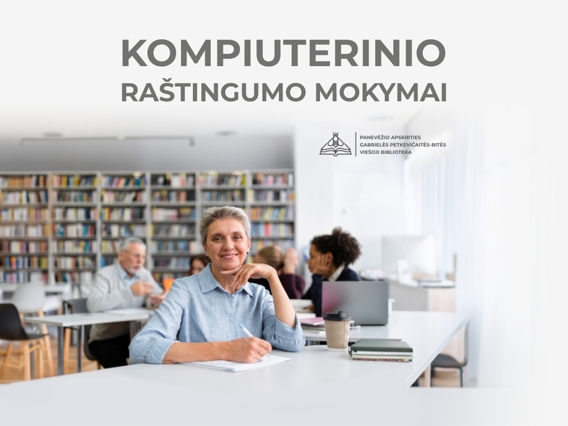 Kompiuterinio raštingumo mokymai bibliotekoje