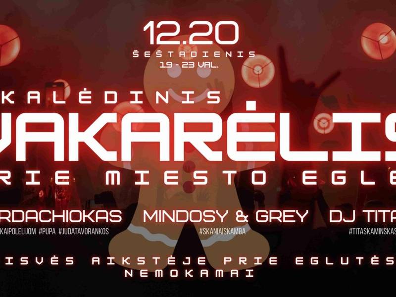 ŠVENTINĖS DŪZGĖS –VAKARĖLIS PRIE MIESTO EGLĖS 2025