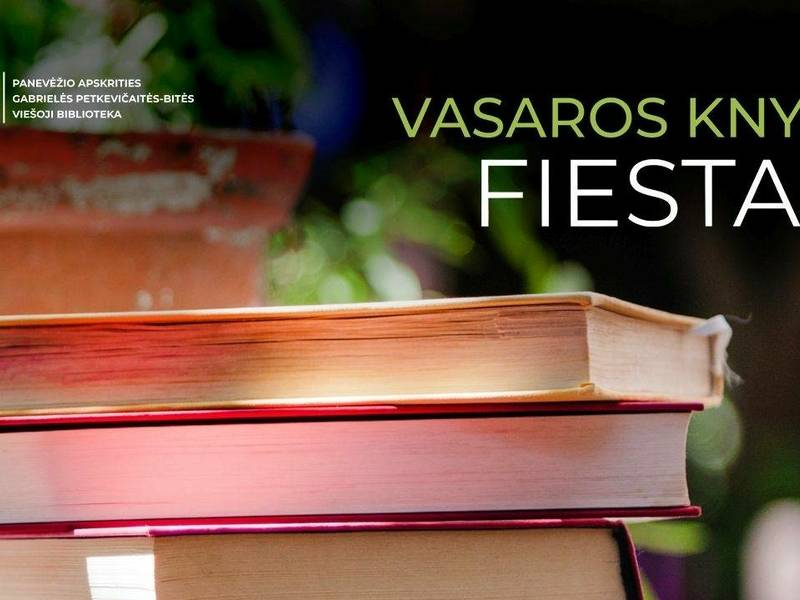 Vasaros knygų fiesta