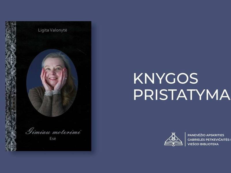  Ligitos Valonytės knygos „Gimiau moterimi" pristatymas