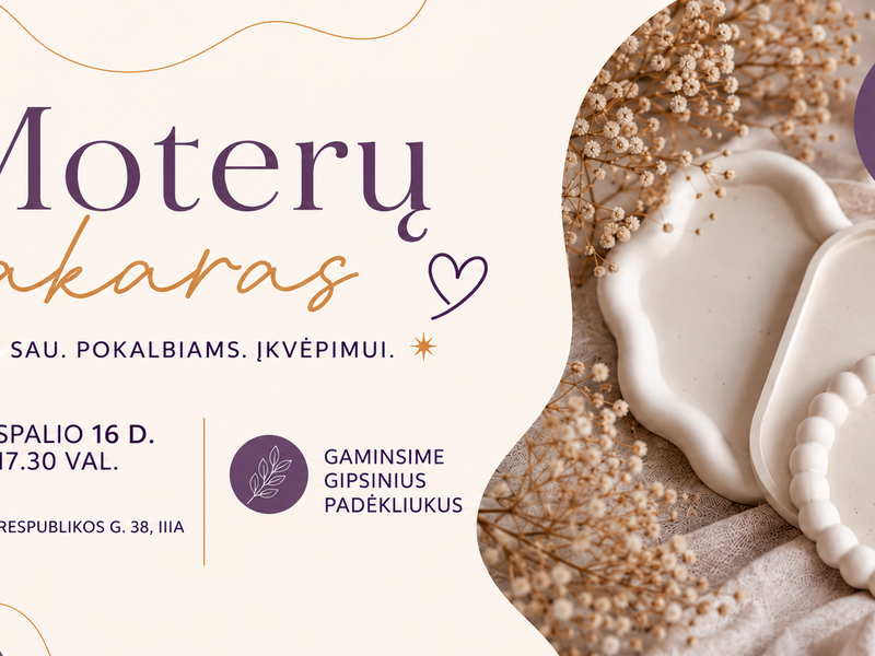 ✨ Moterų vakaras „Esu čia ir dabar“