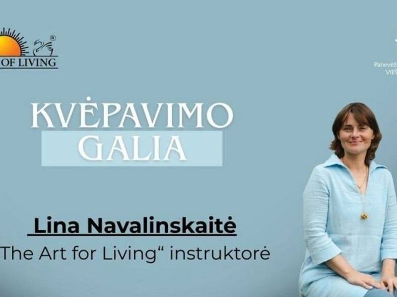 Įvadinis užsiėmimas apie kvėpavimo galią.