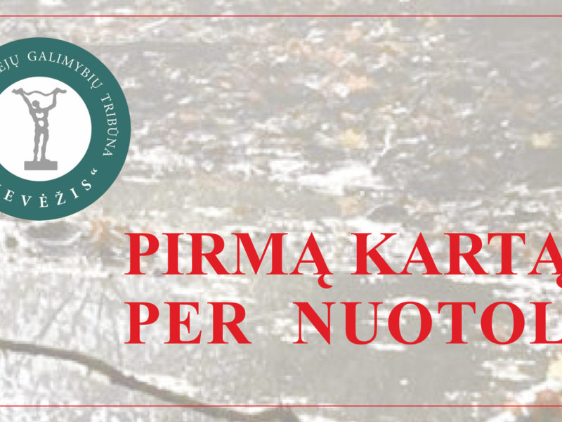 „Jaunųjų kūrėjų tribūnos NEVĖŽIS“ apdovanojimų ceremonija