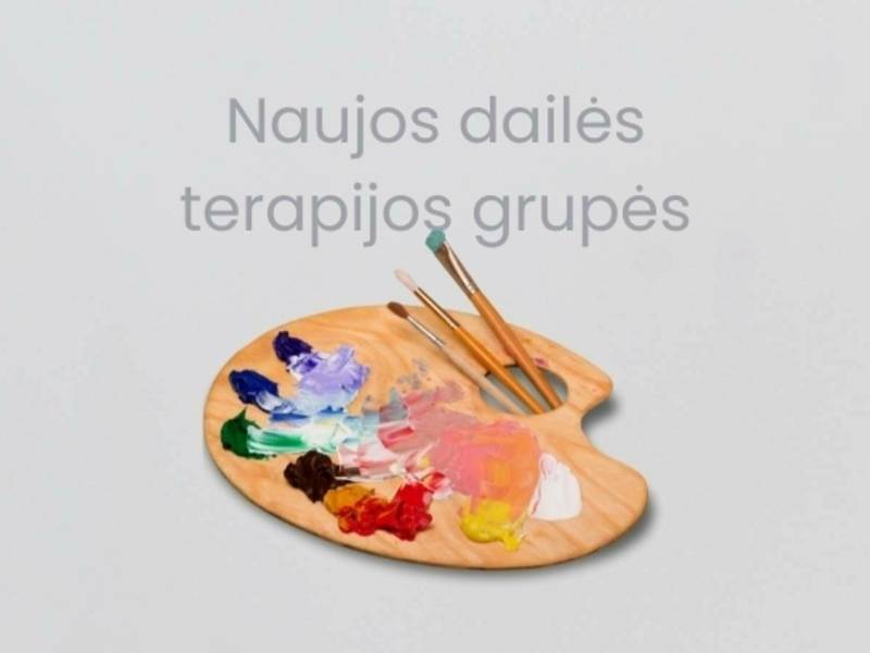 Naujos dailės terapijos grupės (registracija)