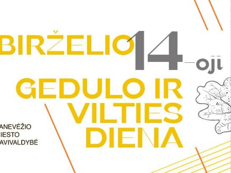 Gedulo ir vilties dienos minėjimas