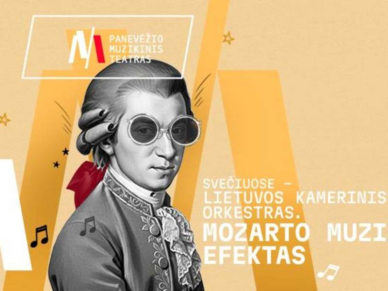PMT | Svečiuose – LIETUVOS KAMERINIS ORKESTRAS. Koncertas šeimai MOZARTO MUZIKOS EFEKTAS