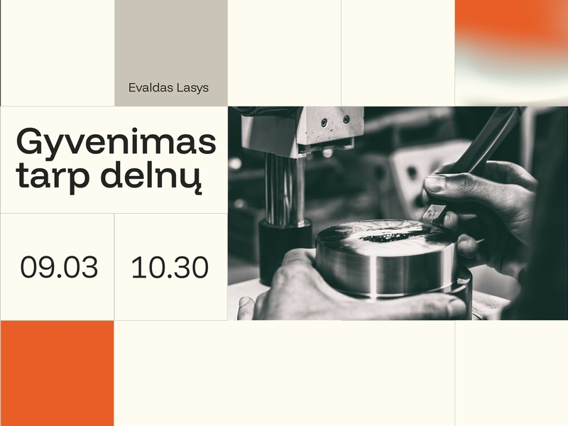 Evaldo Lasio paroda „Gyvenimas tarp delnų“