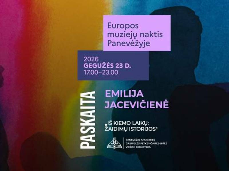 Muziejų naktį Bitės bibliotekoje – kiemo žaidimų istorijos