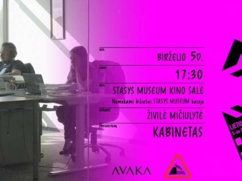 NEMOKAMA filmo „Kabinetas“ peržiūra. Svečiuose rež. Živilė Mičiulytė