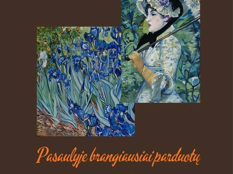 Irenos Jasiūnienės tapybos paroda „Pasaulyje brangiausiai parduotų paveikslų kopijos“
