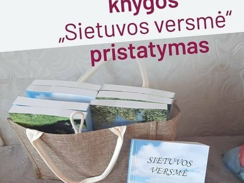 Knygos „Sietuvos versmė“ pristatymas