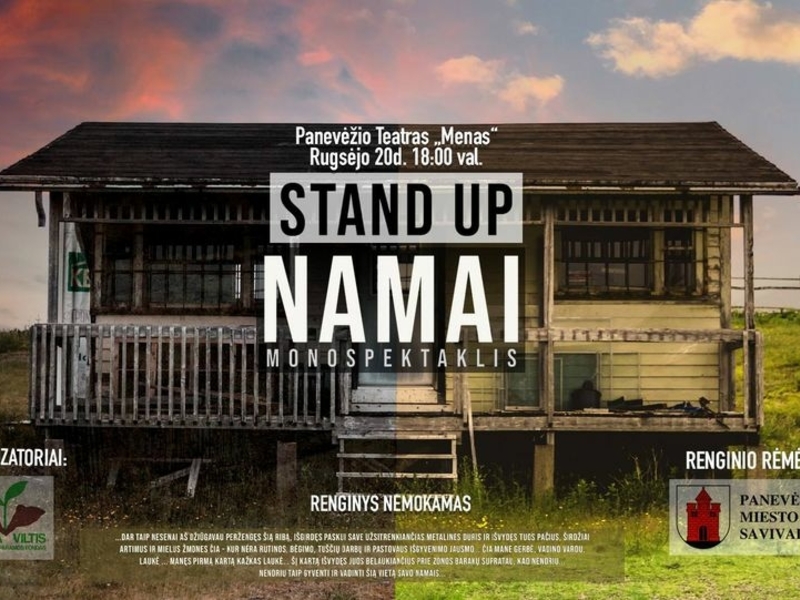 STAND UP NAMAI (monospektaklis)