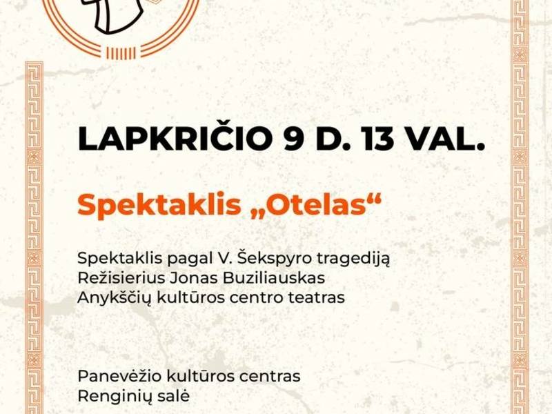 Spektaklis „Otelas“