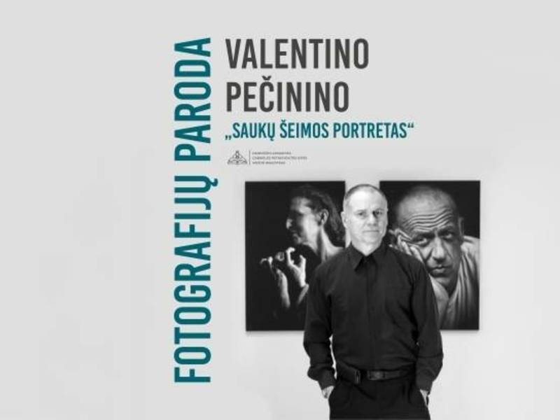 Valentino Pečinino fotografijų paroda „Saukų šeimos portretas“