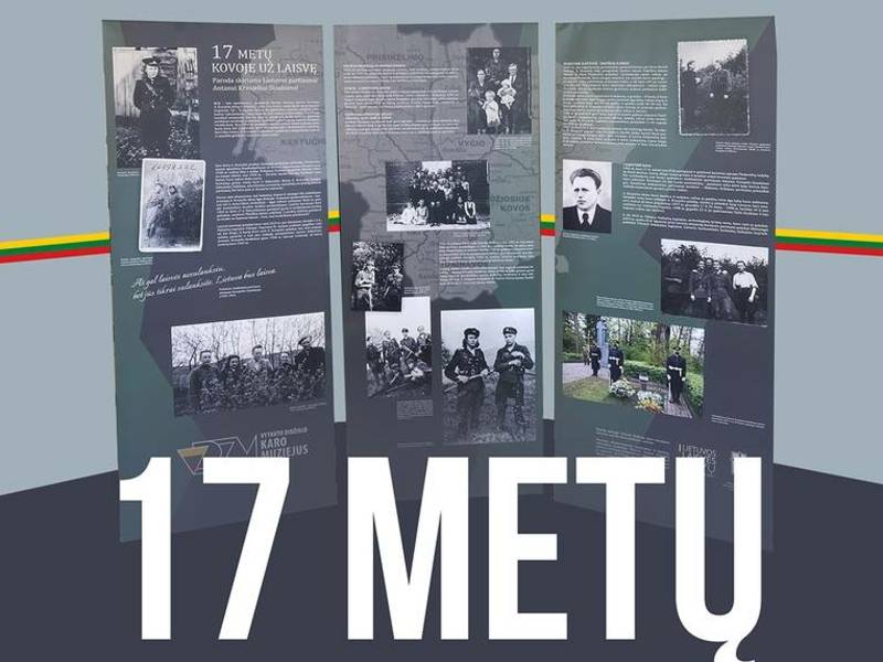 Paroda „17 metų kovoje už laisvę“