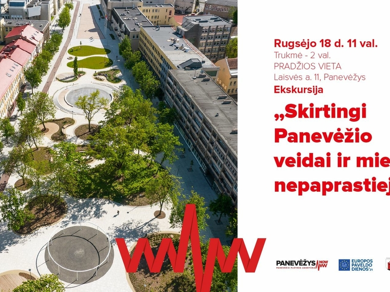 Nemokama ekskursija „Skirtingi Panevėžio veidai ir miesto nepaprastieji“