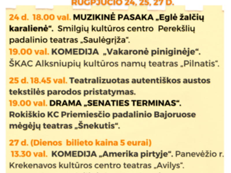 Aukštaitijos regiono klojimo teatro festivalis
