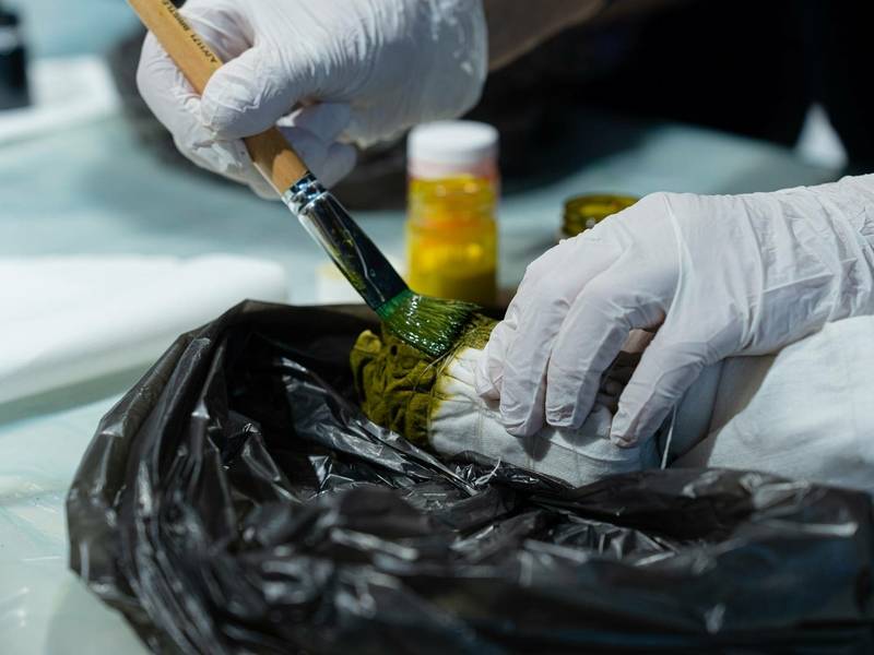 Dizaino studijos dirbtuvės SENJORAMS „Batika džiazo ritmu“