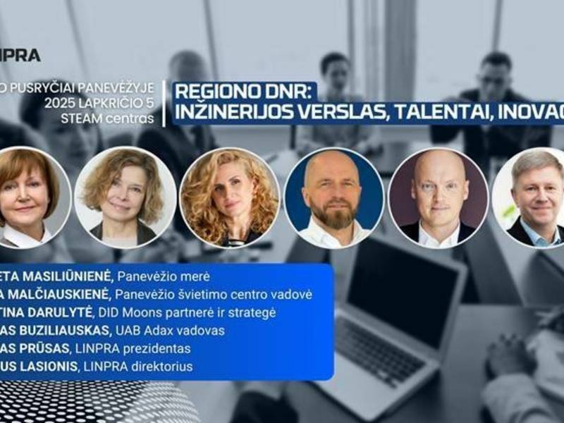 LINPRA verslo pusryčiai Panevėžyje