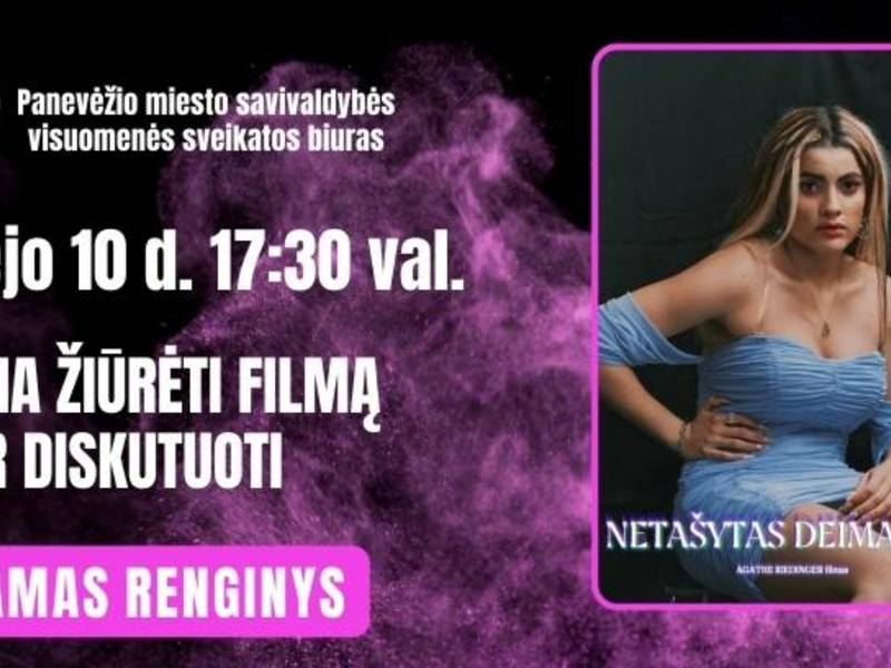 NEMOKAMA filmo „Netašytas deimantas" peržiūra + diskusija