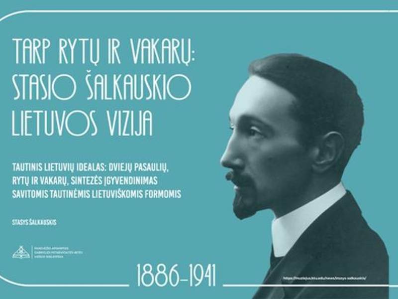 Knygų paroda „Tarp Rytų ir Vakarų: Stasio Šalkauskio Lietuvos vizija“