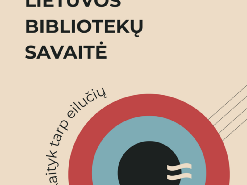 Kviečiame švęsti Nacionalinę Lietuvos bibliotekų savaitę kartu
