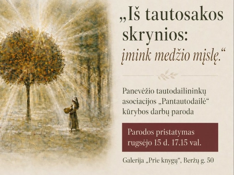 Tautodailininkų parodoje – medžių istorijos ir mislės
