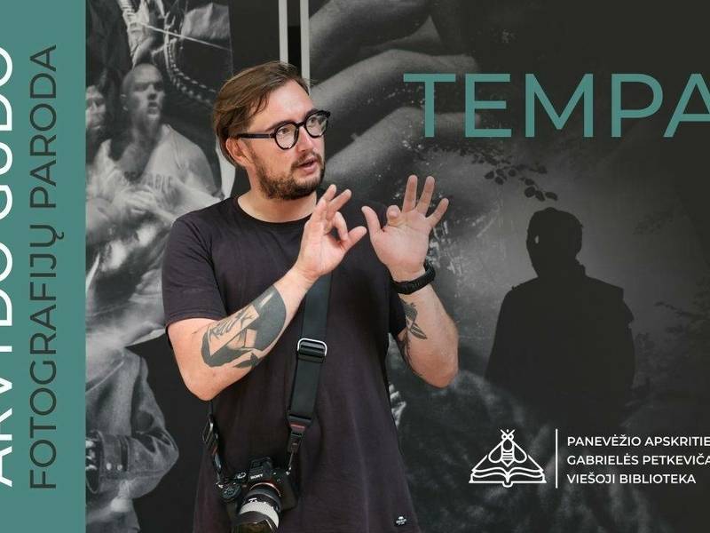 Arvydo Gudo fotografijų parodos „Tempas“ atidarymas