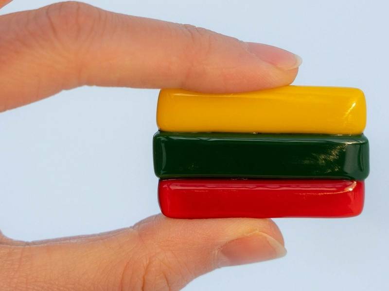 (VIETŲ NEBĖRA) Dailės studija / Stiklo dirbtuvės „Lietuvos trispalvė“